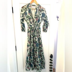 Banjanan Bazaar Dress SM - Freyja Flower White